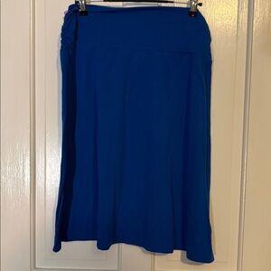 Faded Glory Vibrant Blue A-Line Skirt